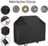 LuxusKollektion Grillabdeckung Oxford 147x61x117cm, schwarz