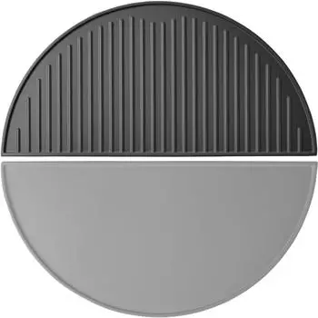 Wiltec Halbkreisf&ouml;rmiger Gusseisenrost 55x26,5x1,5cm BBQ (65527)