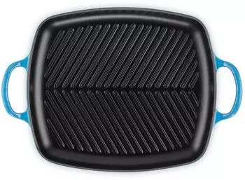 Le Creuset Signature Grillplatte rechteckig Gusseisen Azure 30cm (20201302200422)
