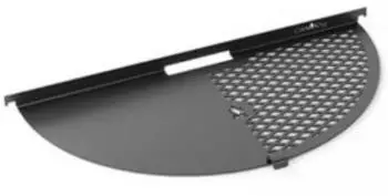 Cookking Halbrunde Grillplatte mit Grillrost 78 cm für eine Feuerschale 80 cm