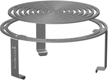 Barbecook Dynamic Centre Erh&ouml;hter Grill 36cm, 6mm Kohlenstoffstahl, Grau (BC-ACC-7453)