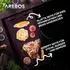 Arebos Grillplatte Gusseisen 43,6x22,9cm, halbgerippt/halbglatt, Induktion
