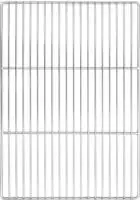 vidaXL Grillrost 50 x 35 cm Edelstahl Silber