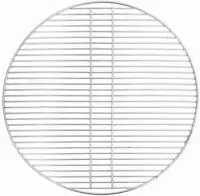 vidaXL Grillrost Silber 60 x 60 cm Edelstahl