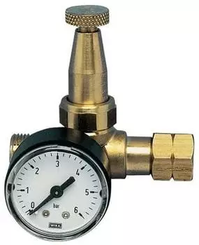 Kayser Propan-Kleindruckregler Mini mit Manometer 0,5-4bar W21,8x1/14" (44310)