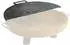 BBQ-Toro Grillplatte Kohlenstoffstahl, halbrund mit Griff, Ø 60 cm, grau