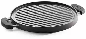 Tramontina Titanex 2-in-1 Wendegrillplatte Gusseisen, vorgew&uuml;rzt, 30cm (31700183)