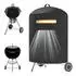LuxusKollektion Kugelgrill-Abdeckung 420D Oxford, wasserdicht, UV-beständig, 57cm