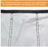 LuxusKollektion Grillabdeckung 76x66x110cm, 210D Oxford-Stoff, mit Reflektoren