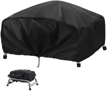 LuxusKollektion Grillabdeckhaube Tischgrill 84x60x32cm, Oxford wasserdicht