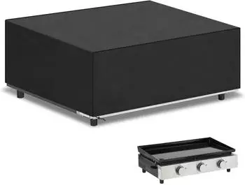 LuxusKollektion Abdeckhaube f&uuml;r Tischgrill & Plancha, wasserdicht, Oxford-Gewebe, 80x60x25cm