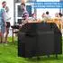LuxusKollektion Grillabdeckung 420D Oxford, wasserdicht, wetterfest, 132x66x109cm