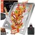 Kesser Plancha Grillplatte Edelstahl 40x30cm, hitzebeständig bis 800°C