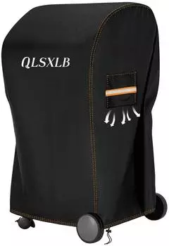 LuxusKollektion Grillabdeckung 77x70x110cm 600D Oxford, wetterfest mit L&uuml;ftungsfenster