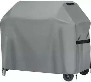LuxusKollektion Grillabdeckung 600D Oxford 147x61x122cm grau