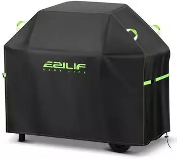 LuxusKollektion Grillabdeckung 145x60x120cm, 420D Oxford, wasserdicht, UV-Schutz