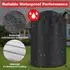 LuxusKollektion Kugelgrill-Abdeckhaube 420D Oxford, wasserdicht, 71x68cm