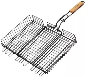 Maestro Grillkorb doppelt 25x30cm, verstellbar, antihaftbeschichtet (MR-1002)