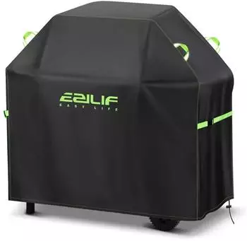 LuxusKollektion Grillabdeckung 120x60x120cm, Oxford 420D, wasserdicht, UV-Schutz