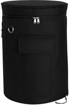 LuxusKollektion Abdeckhaube für 5kg Gasflasche, 600D Oxford, wasserdicht, UV-beständig (Ø25x52cm)