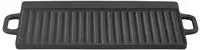 GSW Grillplatte "Black Iron BBQ" Gusseisen Grillplatte zur Anwendung auf dem Grill,