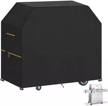 LuxusKollektion Grillabdeckhaube 168x71x117cm, Oxford 420D, wetterfest