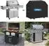 LuxusKollektion Grillabdeckhaube 168x71x117cm, Oxford 420D, wetterfest