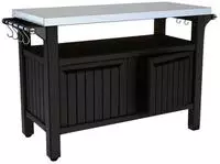 Keter Unity Xl Grilltisch 134 X 88 Cm, Braun