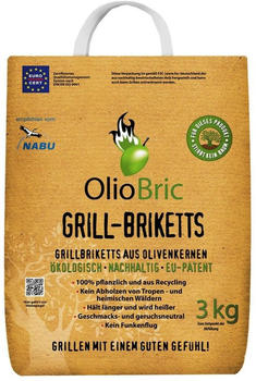 OlioBric Olivenkern-Grillbriketts (3 kg)