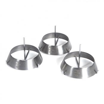 Big Green Egg Grillringe für Gemüse, Ø 8cm, Spieß edelstahl, 3 Stück