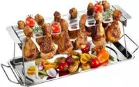 GEFU Servierplatte "H&auml;hnchenkeulen-Halter" (H&auml;hnchenkeulen-Halter), BBQ