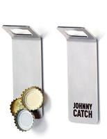 h&ouml;fats Flaschen&ouml;ffner - Magnetisch, Wandmontiert, Edelstahl - Johnny Catch 