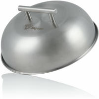 Bbq-toro Edelstahl W&auml;rmeglocke &Oslash; 23 Cm Glosche, Servierglocke, Burgerglocke