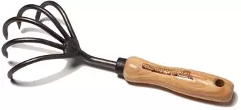 Krumpholz Handgrubber 5 Zinken mit Eschenholz-Griff (1335)