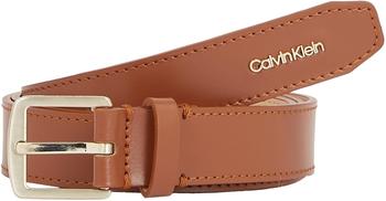 Calvin Klein CK Must Sqr Letter Tip 25 mm Belt K60K611015 HJJ brown
