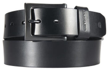 Carhartt Bridle Leather Debossed Metal Keeper Belt (A0005510) black