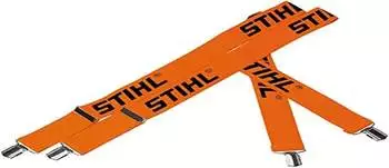 Stihl Hosentr&auml;ger orange mit Metallklips