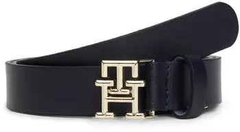 Tommy Hilfiger TH Emblem Ledergürtel (AW0AW15182) space blue