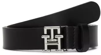 Tommy Hilfiger TH Emblem Ledergürtel (AW0AW15182) black