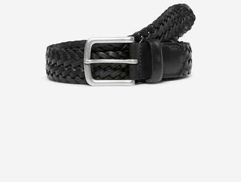 Marc O'Polo Flechtg&uuml;rtel aus edlem Rindsleder (B0129519508111) black