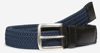 Marc O'Polo Flechtgürtel aus elastischem, recyceltem Material (B0129519510620) night blue