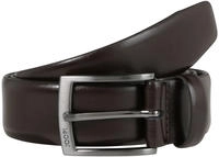 JOOP! Herren G&uuml;rtel - Coll. Belt 3,5 cm, Echtleder, Dornschlie&szlig;e, Logo Braun 95 cm