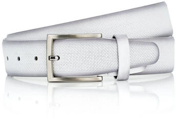 Lindenmann Man Leather Belt (1000392-070) white
