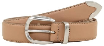 Tom Tailor TTPIPER Gürtel aus weichem Leder mit Metall-Details taupe uni (7110150)