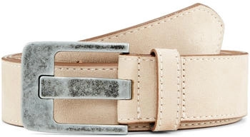Tom Tailor Plus - Ledergürtel im Vintage-Look taupe uni (7111005)