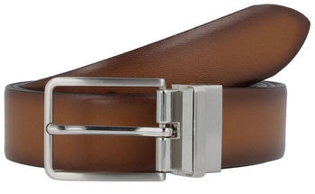 Lloyds Men's Leather Belt cognac-black (0142-51)