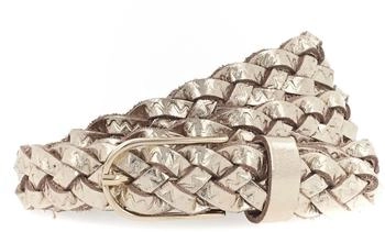 Vanzetti Ledergürtel Gold geflochten für Damen (V5679R3118)
