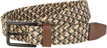 Camel Active Multicolour Flechtgürtel Grün-Beige für Herren (402200-3B20)