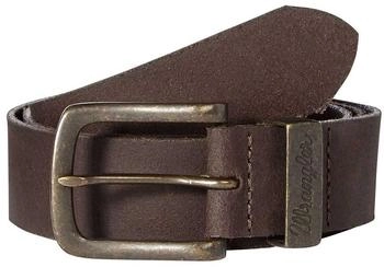 Wrangler Metal Loop Ledergürtel Braun (Cognac) (W0080US6K)