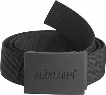 Blakläder Anti-Kratz Gürtel Stretch schwarz mit gummierte Schnalle (4038)